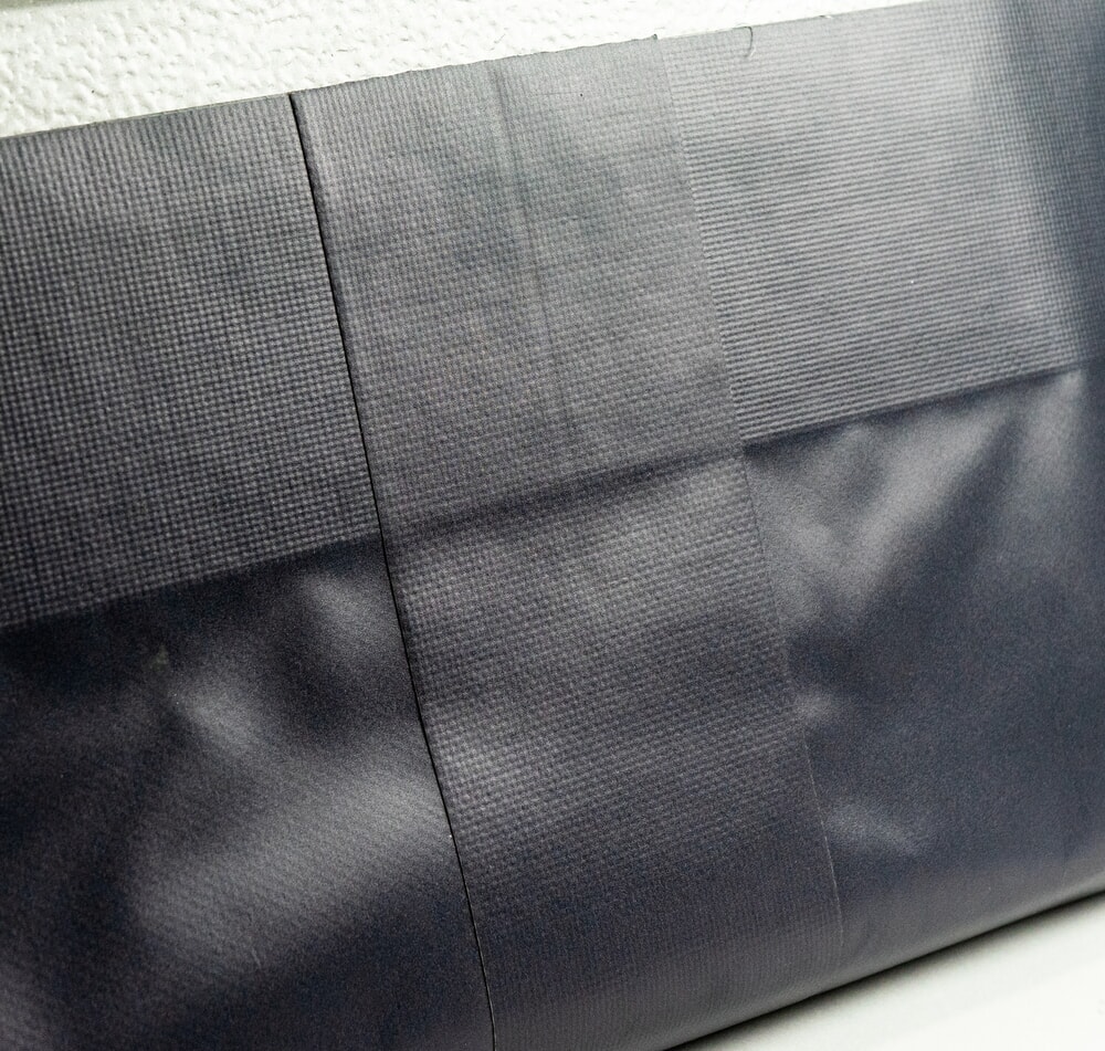 [131007039] Connection strip foil black yellow/black 100x 480mm