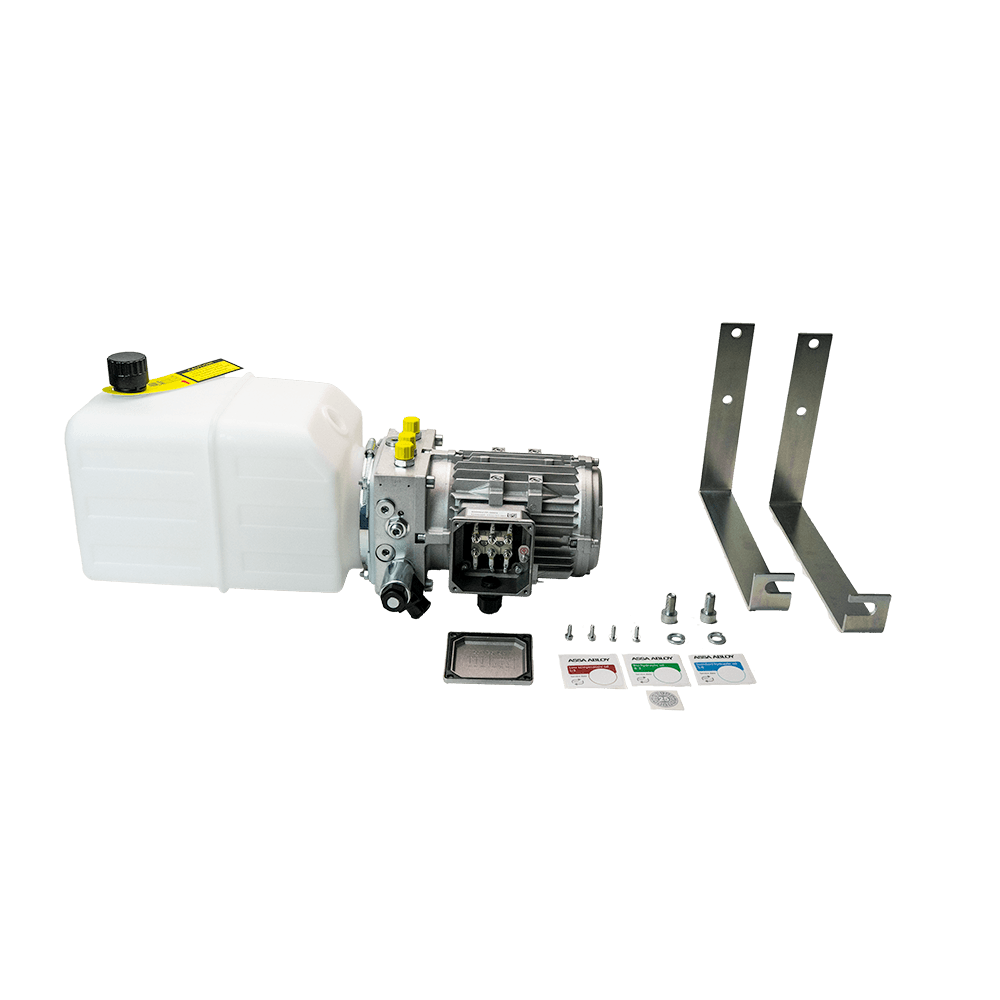 [201001007] Hydraulikaggregat Klappkeil 2 Ventile 400V 0,75KW Neuer Typ Assa Abloy