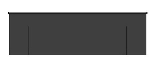 [204002003] Top curtain SME, notch on 600mm