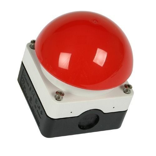 [4010004] GEBA Voet- en handdrukknop KDT 1B, rood