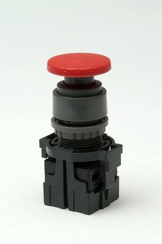 [4010009] Noodstop / Paddestoel drukknop
