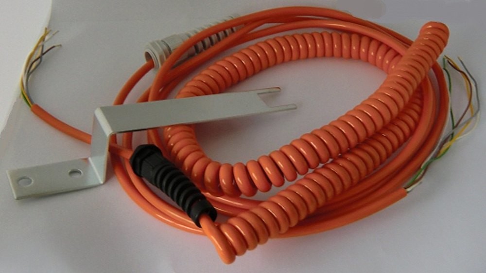 Mtec spiral cable with bracket