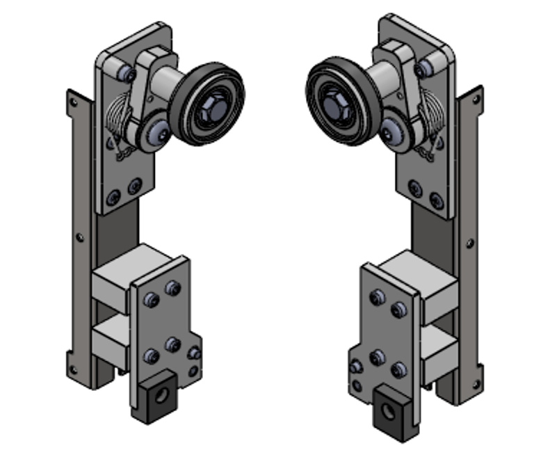 IDD-SE end caps, set, top panel, for Seuster