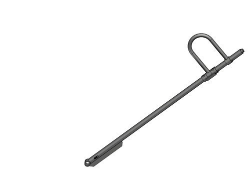 [2070007] Operating lever left, dock plate length 2000mm