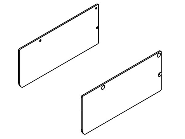 Paar zijpanels for A1400 AIR T.