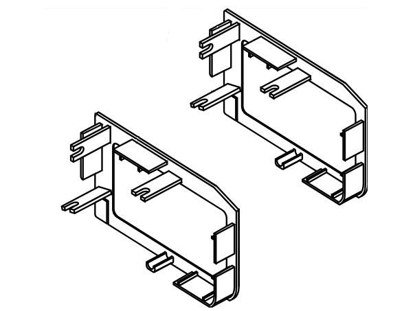 [801000011] Paar zijpanels H.140 for A1400