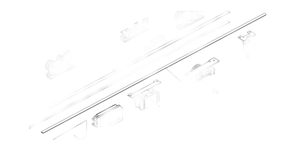 [801000047] Glijprofile 6,1 meter for A140