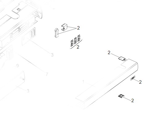 [801000050] A951 Set accessoires for dekkap