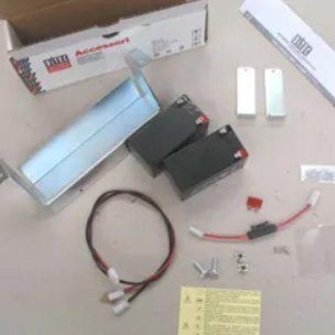 Emergency battery antipanic device