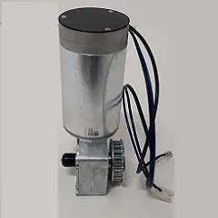 Complete gearmotor with belt pulley for