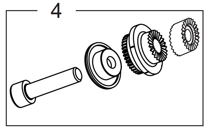 [804000340] Onderste adapter M8