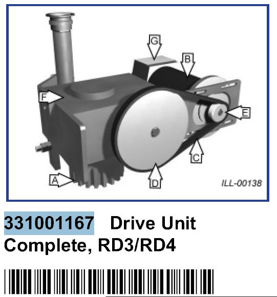 [804000398] Aandrijfeenheid RD