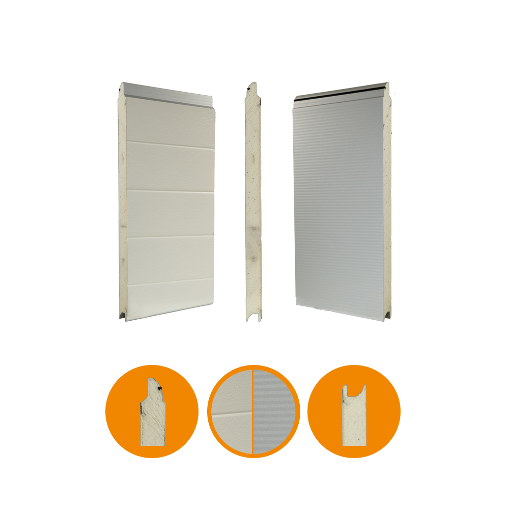 Hörmann SPU F42 Micrograin H500 - RAL9006/RAL 9002