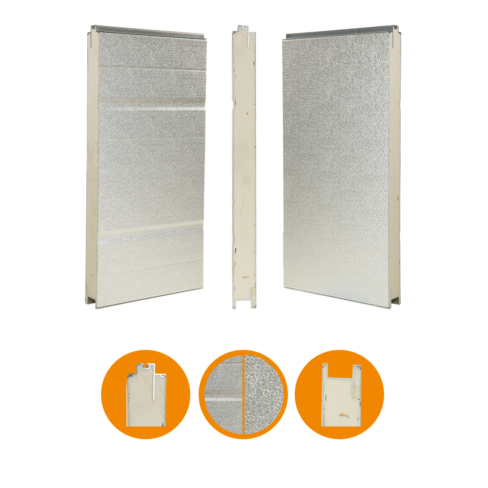 [102001018-a] Indus door panel alupol. 52x600mm Brut Alu (Unità completa, Standard, Standard)