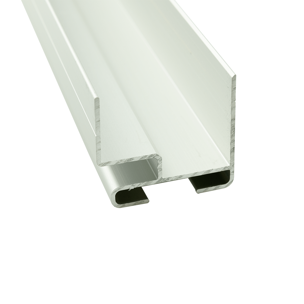 [105002015-a] Crawford U- Bodenprofil Aluminium für 342/542 Sektionen (Gesamte Einheit)