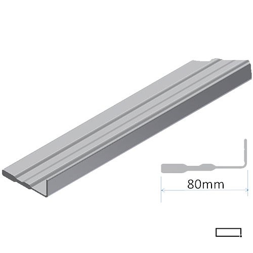 [105001012-a] Versteifungsprofil geeignet für Hörmann 80mm (Gesamte Einheit)