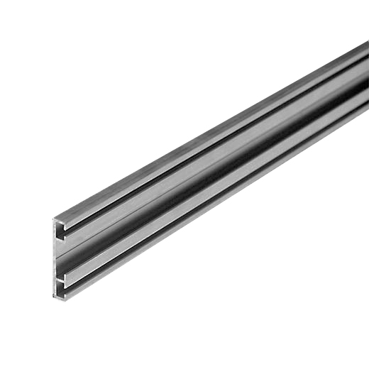 [105002007-a] Top-/Bodenprofil flach Aluminium (Gesamte Einheit)